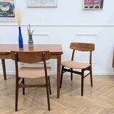 Pair of Danish teak chairs