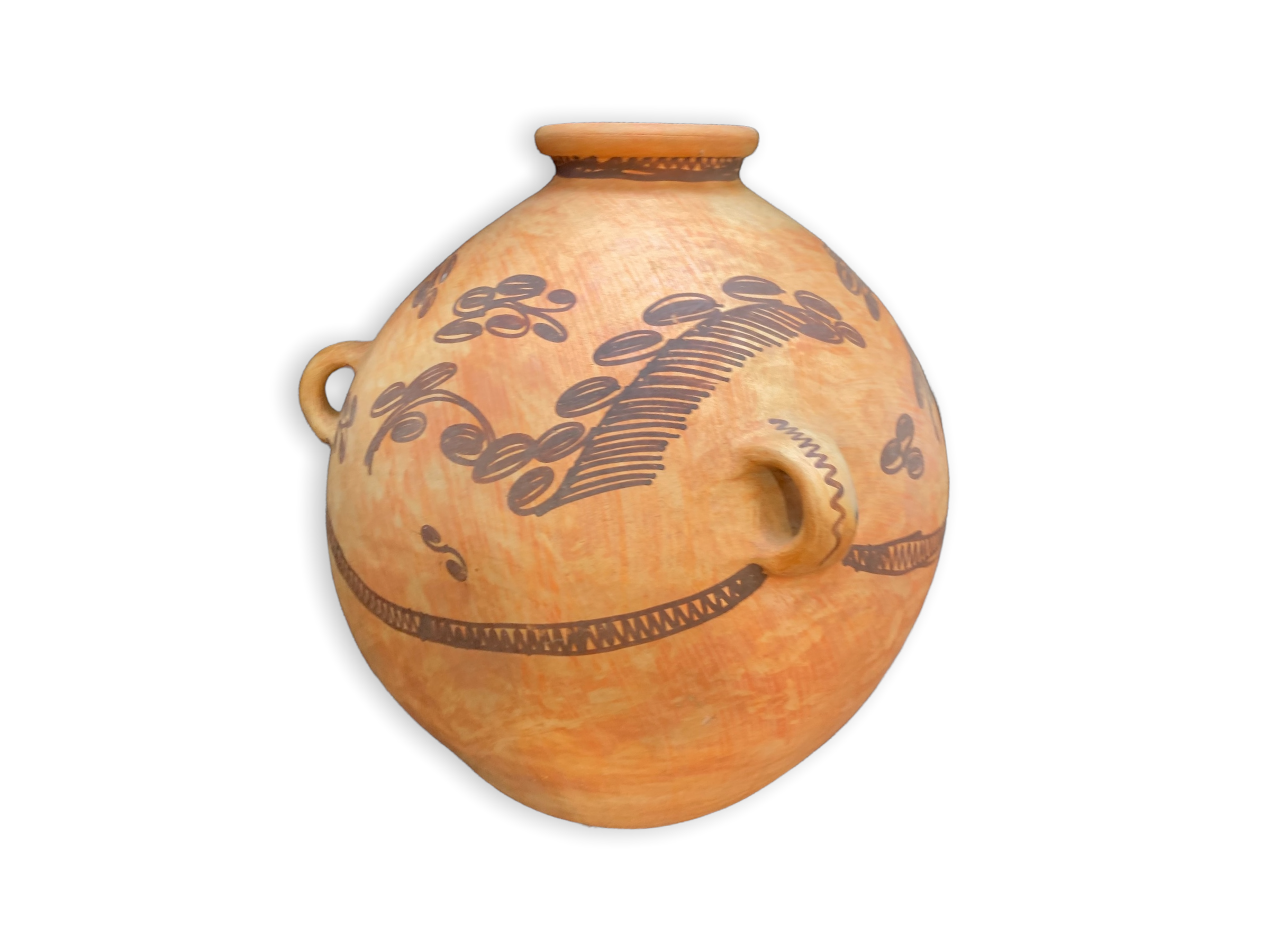 Terracotta anses jar