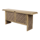 Buffet en parchemin et tissu Missoni par Angelo Mazzola pour Salpol, 1980