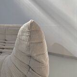 Beige Amrest Togo Sofa attributed to Michel Ducaroy for Ligne Roset, 1970s.