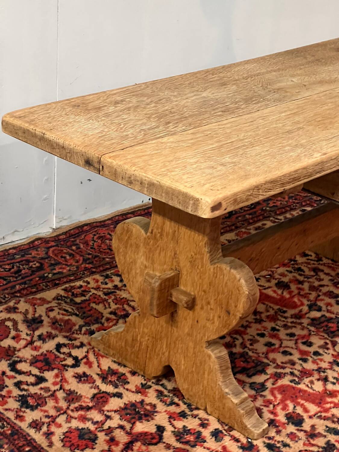 Antique brutalist coffee table