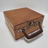 Wooden suitcase