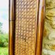 Vintage mirror, bamboo, caning and rattan, circa 1960s
