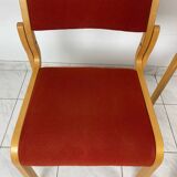 4x Vintage Danish design chairs Kvist Mobler