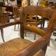 Ancienne chaise haute paillée