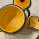 Souptureen and saucière, glazed terracotta, France, Provence