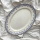 Oval ironstone dish "La Vallière" Creil and Montereau