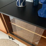 Vintage Scandinavian style enfilade composed of 2 elements