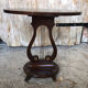 Table d'appoint violon bois plateau gauffré