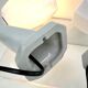 THE PAIR 2 WALL LAMPS OLD BATHROOM 1930 1940 OPALINE AND PORCELAIN LEGRAND