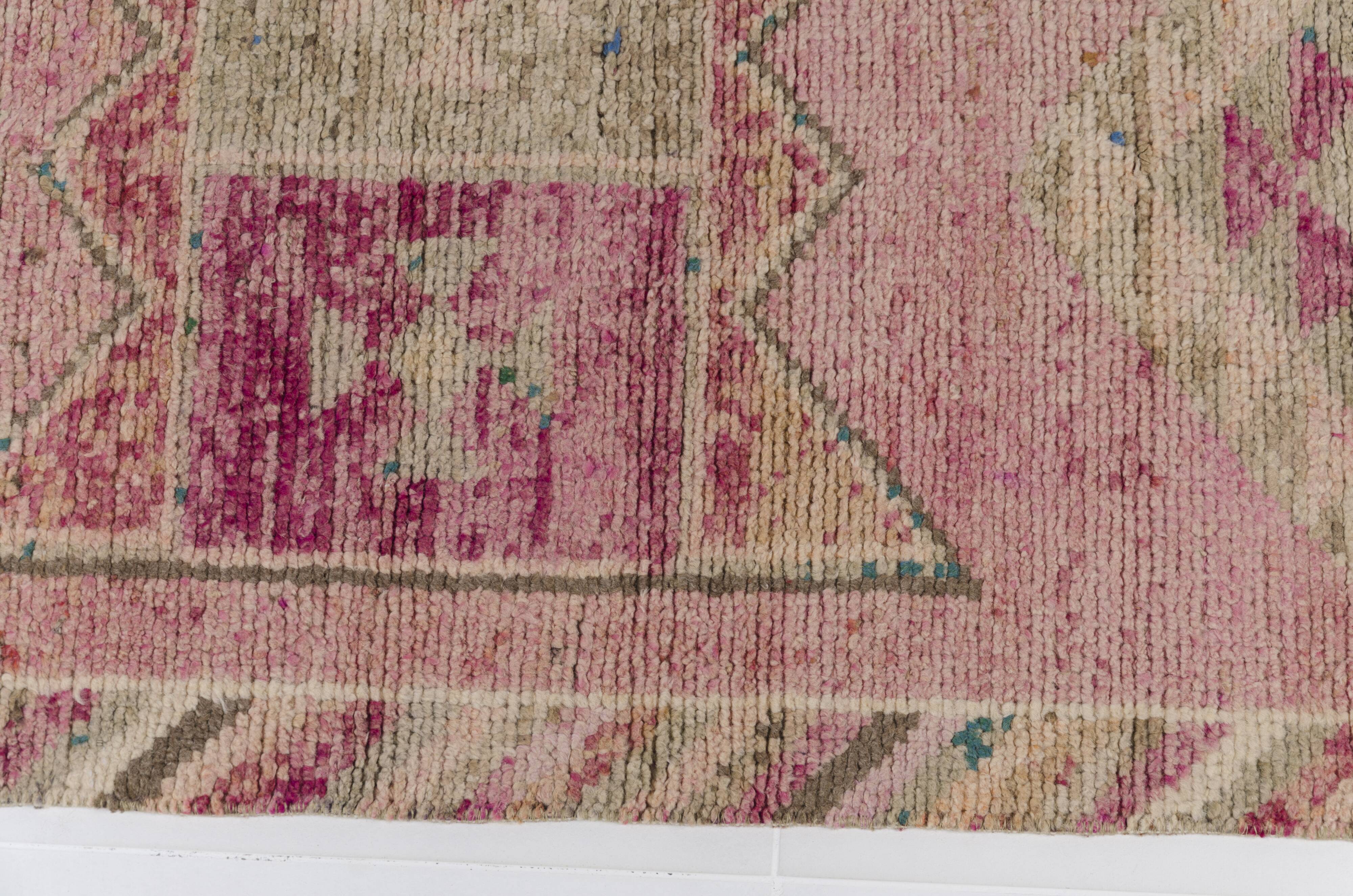 Tapis couloir vintage oushak