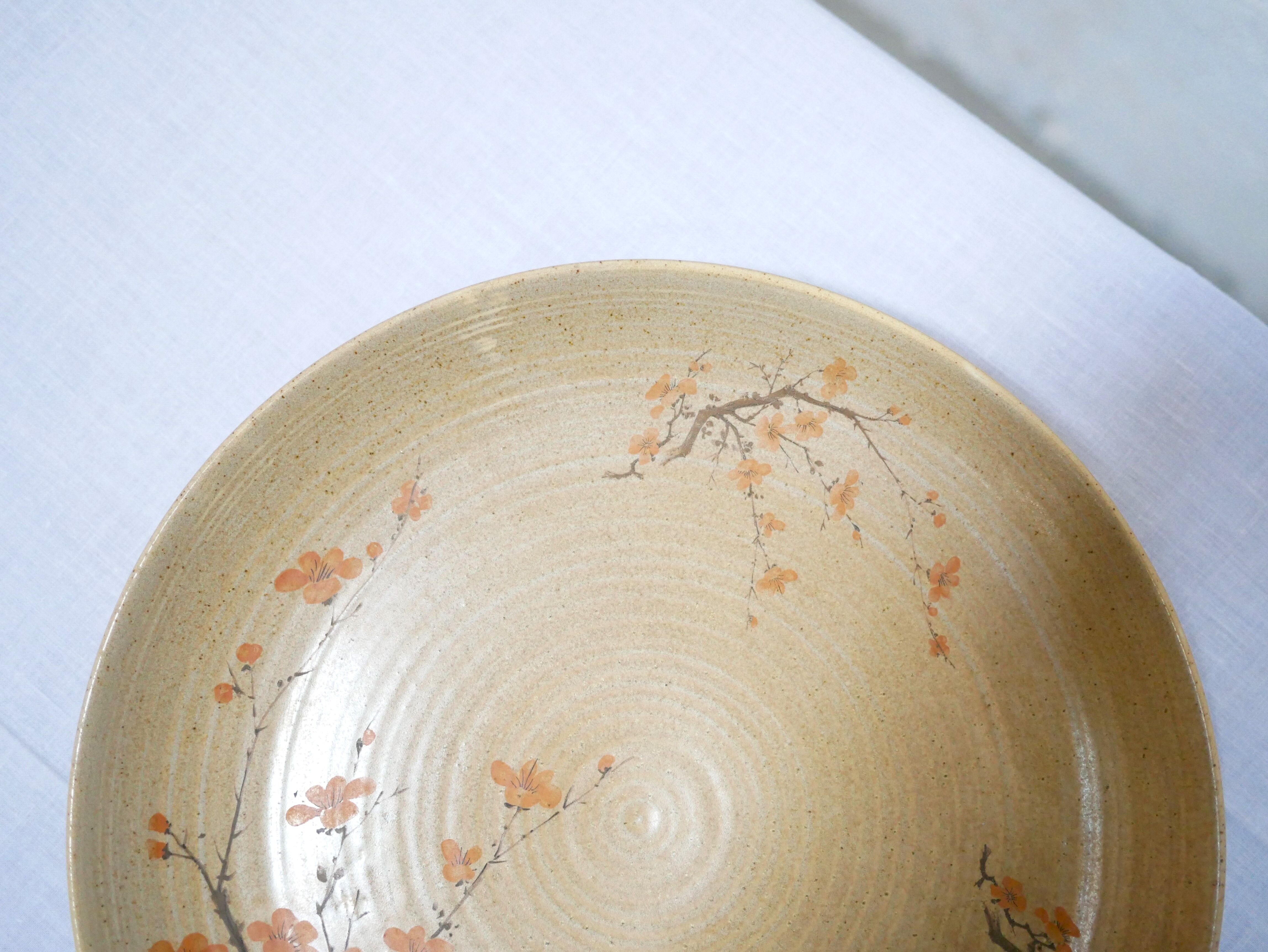 Vintage round porcelain dish by Maison Revol, France