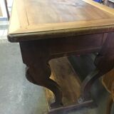 Walnut table draper XIX century
