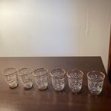 Set of 6 small glasses or verrines