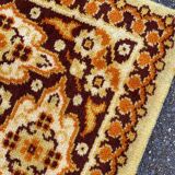 Persian wool rug in mustard velvet 250x350cm