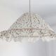 Conical suspension with Emilia "tiny flowers" wheel