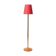 1950s floor lamp in light wood and brass