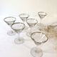 6 verres apéritifs de bistrot