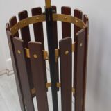 Italian umbrella stand from the 50s, wood and metal