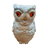 Umbrella holder owl in ceramic