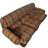 Banquette trois places convertible années 70