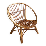 Small rattan armchair for children
