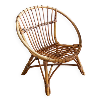 Petit fauteuil en rotin enfant