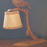 Wooden bird lamp 1940