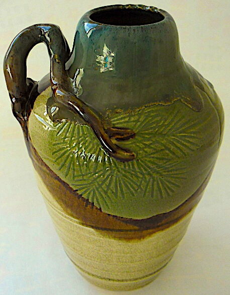 Japanese stoneware vase