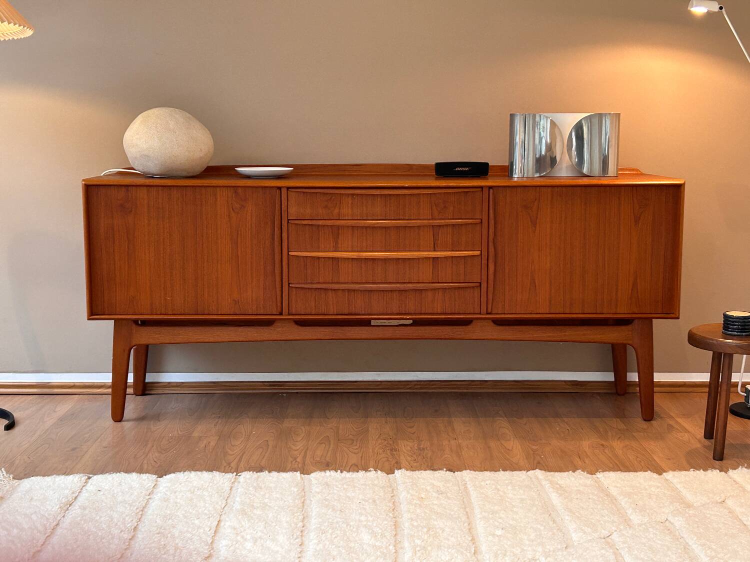 Svend Aage Madsen Teak Sideboard K. Knudsen & Søn Danish Design