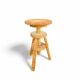 Tabouret en bois à vis 80's