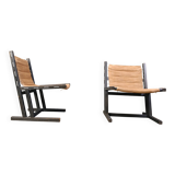 Pair of safari chairs by Casala, 1970s