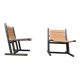 Pair of safari chairs by Casala, 1970s