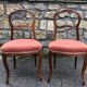 Pair of antique bedroom chairs