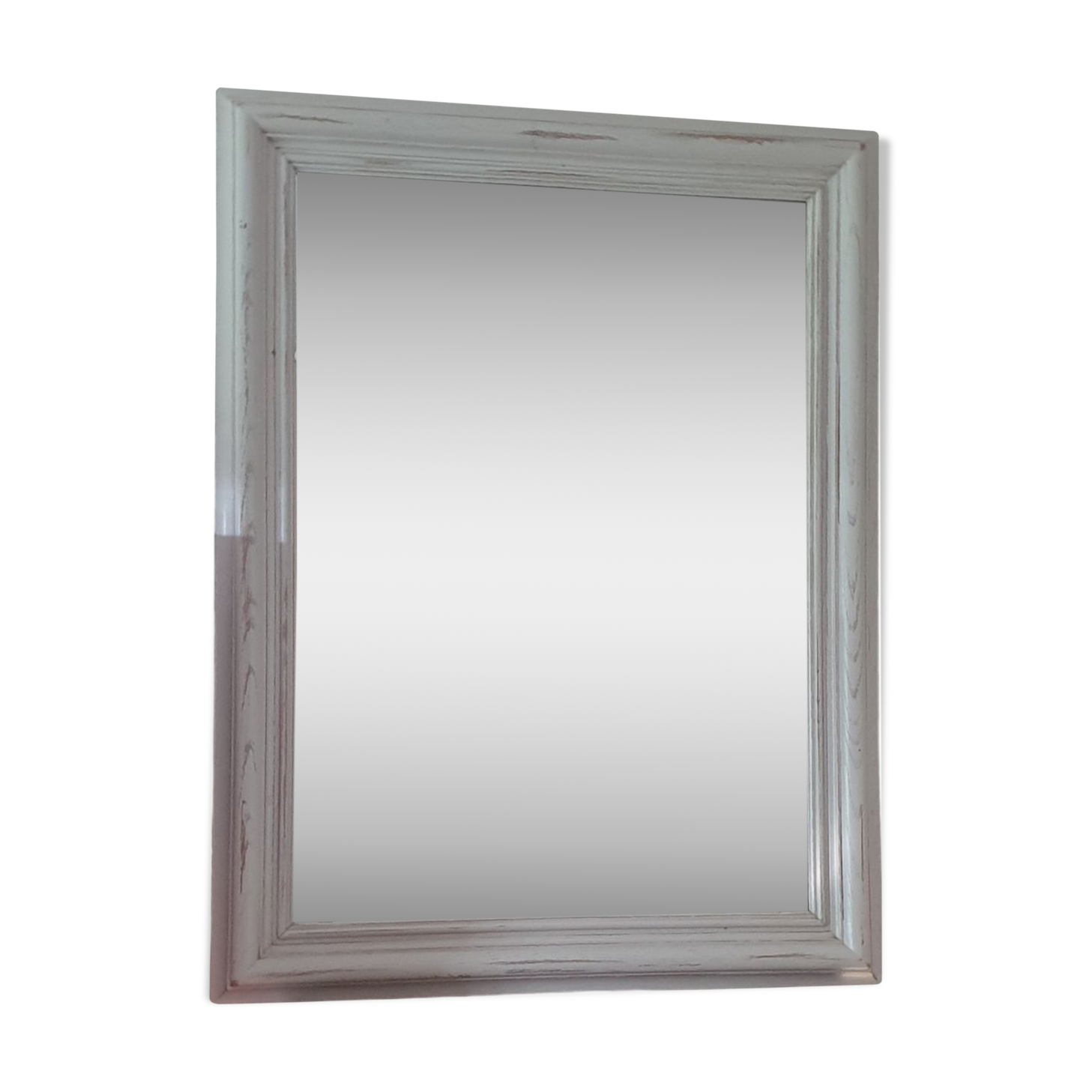 Mirror lacquered wood frame