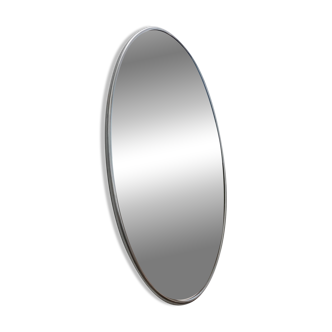 Large oval mirror Italy 1970s