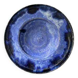 Plat creux bleu indigo