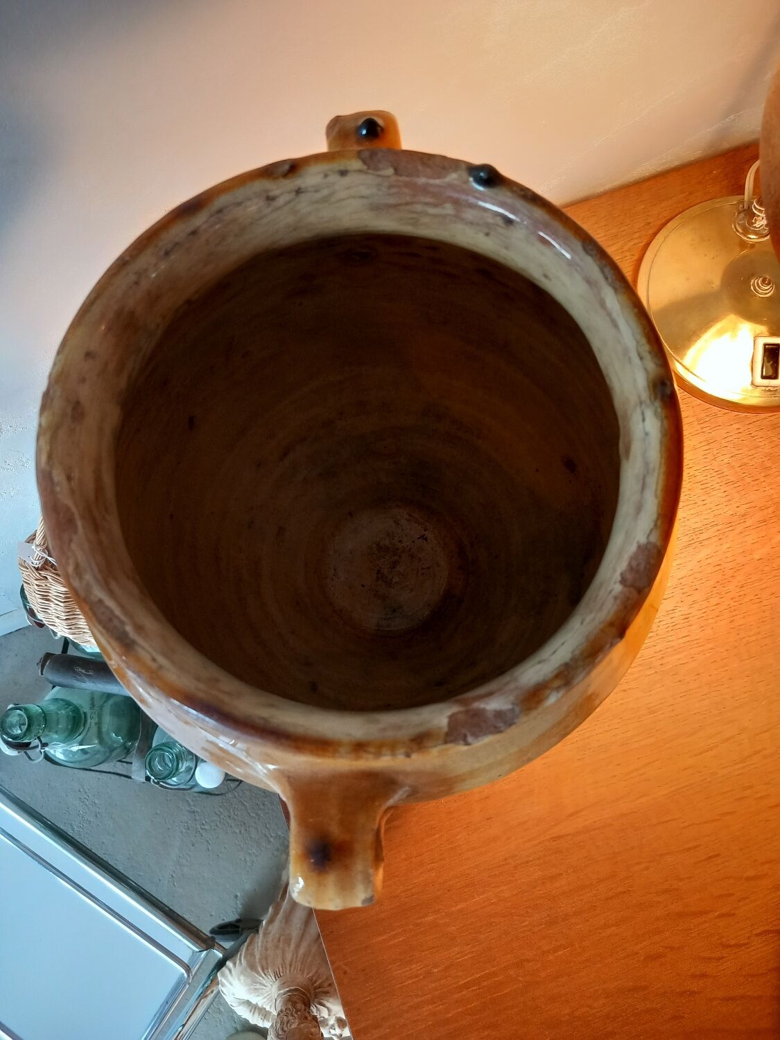 Confit pot/grease pot. old .19th. south west