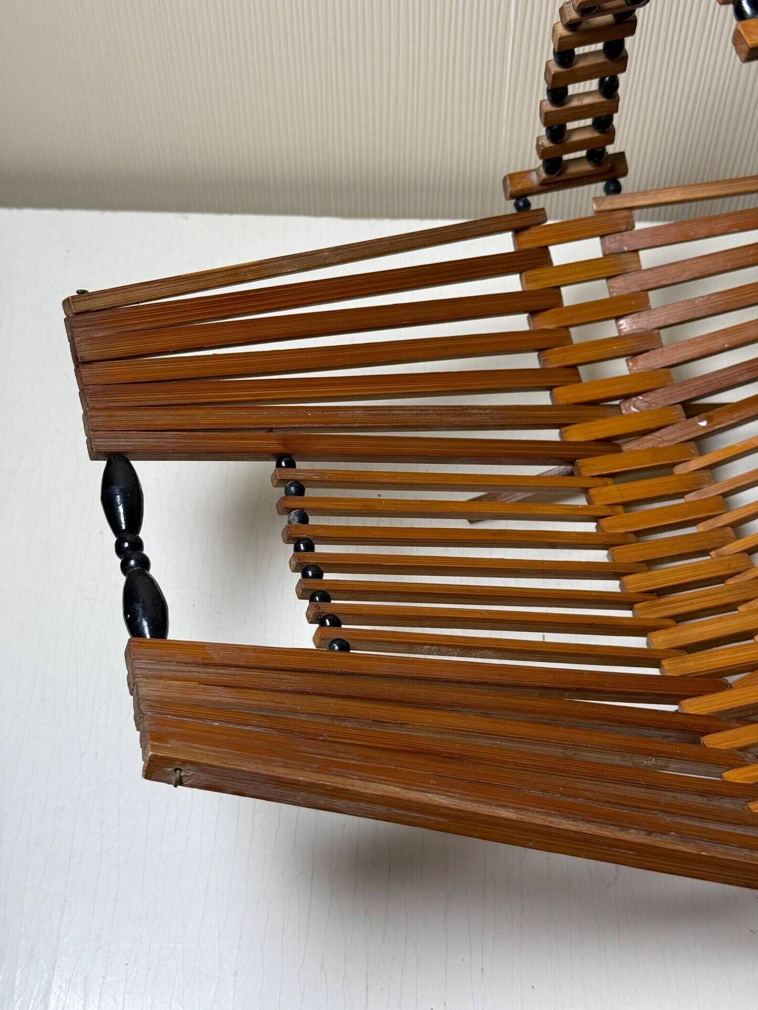 Vintage wooden fruit bowl from the 1960s – Mid-Century design