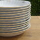 White and gold plate service, Vitriam porcelain