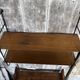 Old tomado modular wall shelf black metal + vintage wood