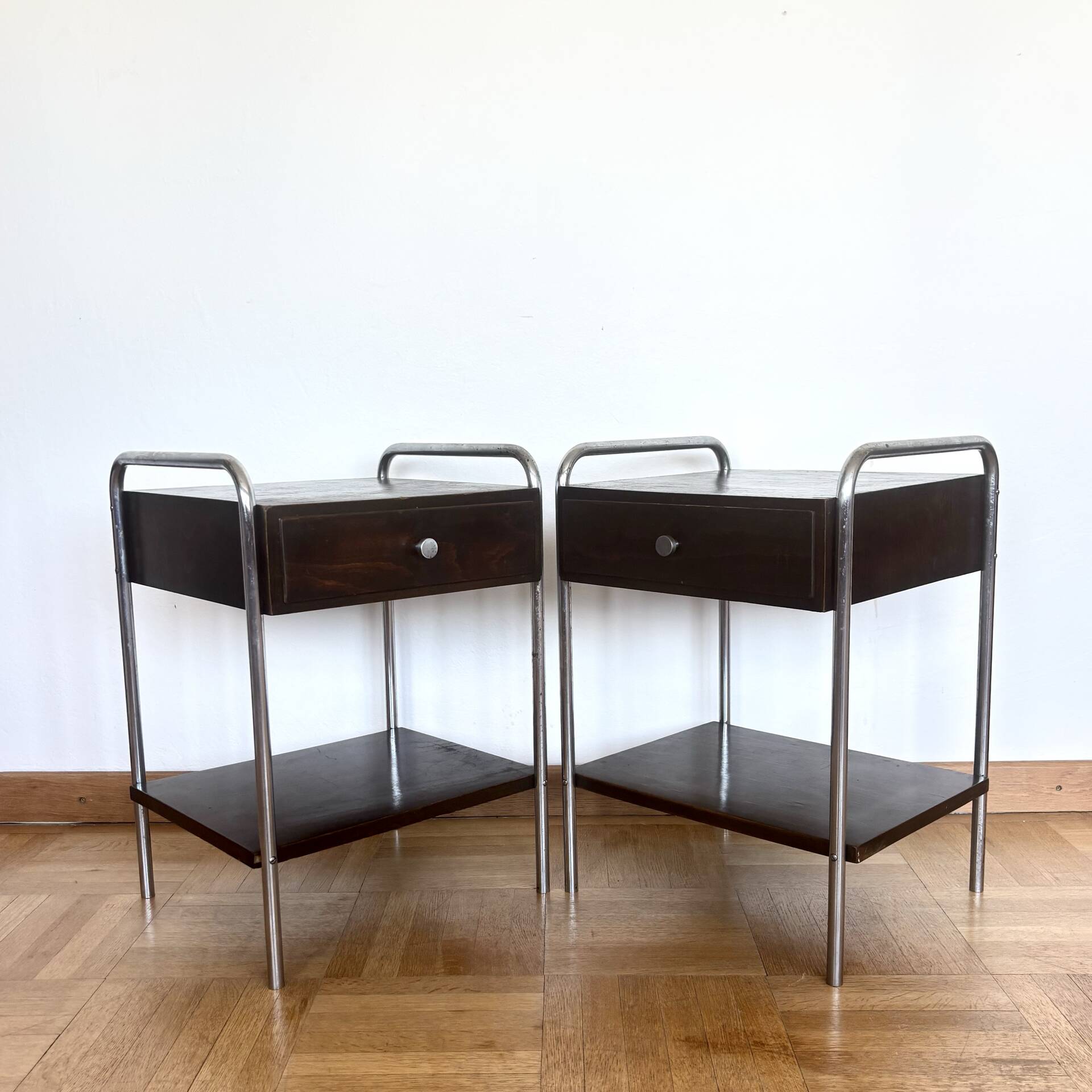 Functionalist bedside tables