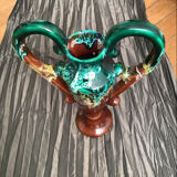 Vallauris Vase Vintage 2 handles Height 33 cm