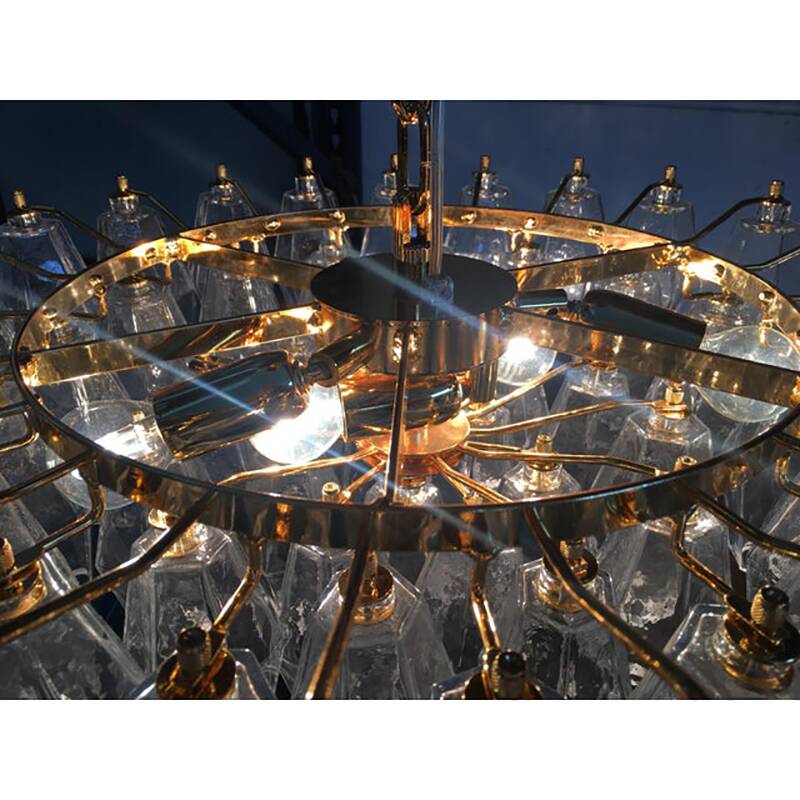 Murano Glass Sputnik Candlestick Poliedro Mazzega Zuccheri Venini Barovier Style