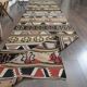 1970s Turkish Oushak Handmade Wool Cotton Brown Kilim Runner Rug 114x452