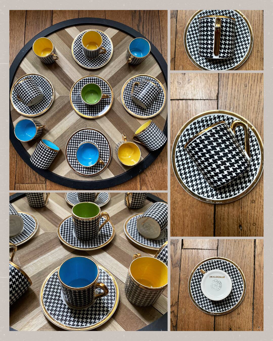 Vintage Pralignan coffee set