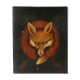 Table, oil on animal canvas, fox