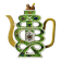 Chinese porcelain teapot puzzle, Famille Verte, 19th / early 20th century