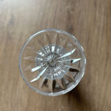 Worked glass vase
