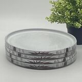 Vintage Niderviller Graminées earthenware plate/salad bowl service